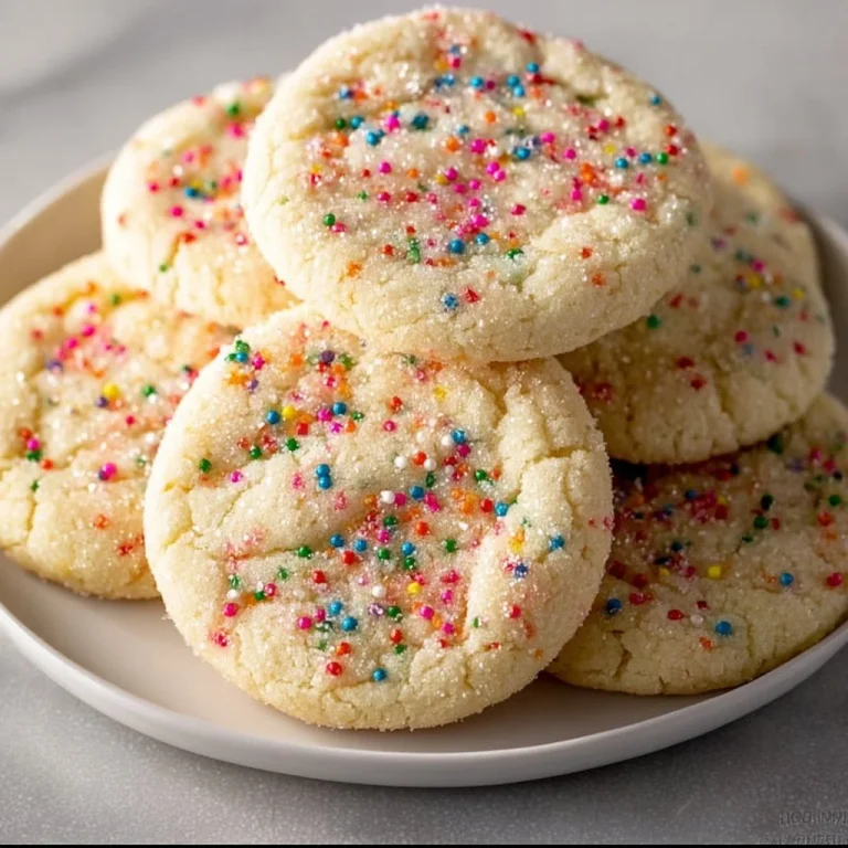 Quick and easy sugar cookies made with 3 ingredients and no egg.