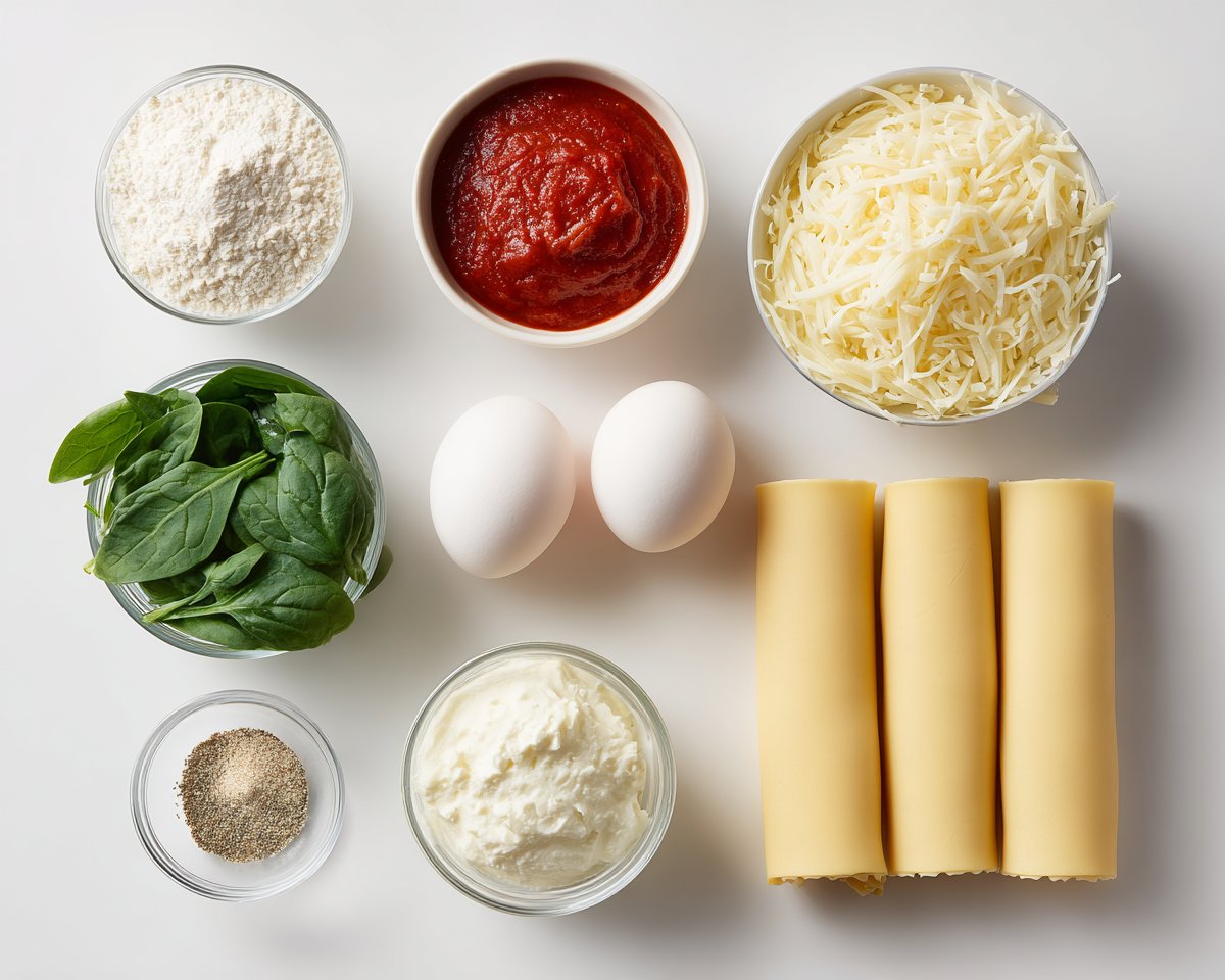 Spinach Lasagna Rollups