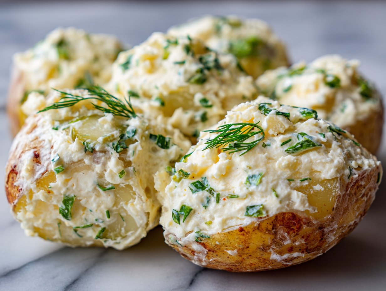 German Dill Pickle Potato Salad