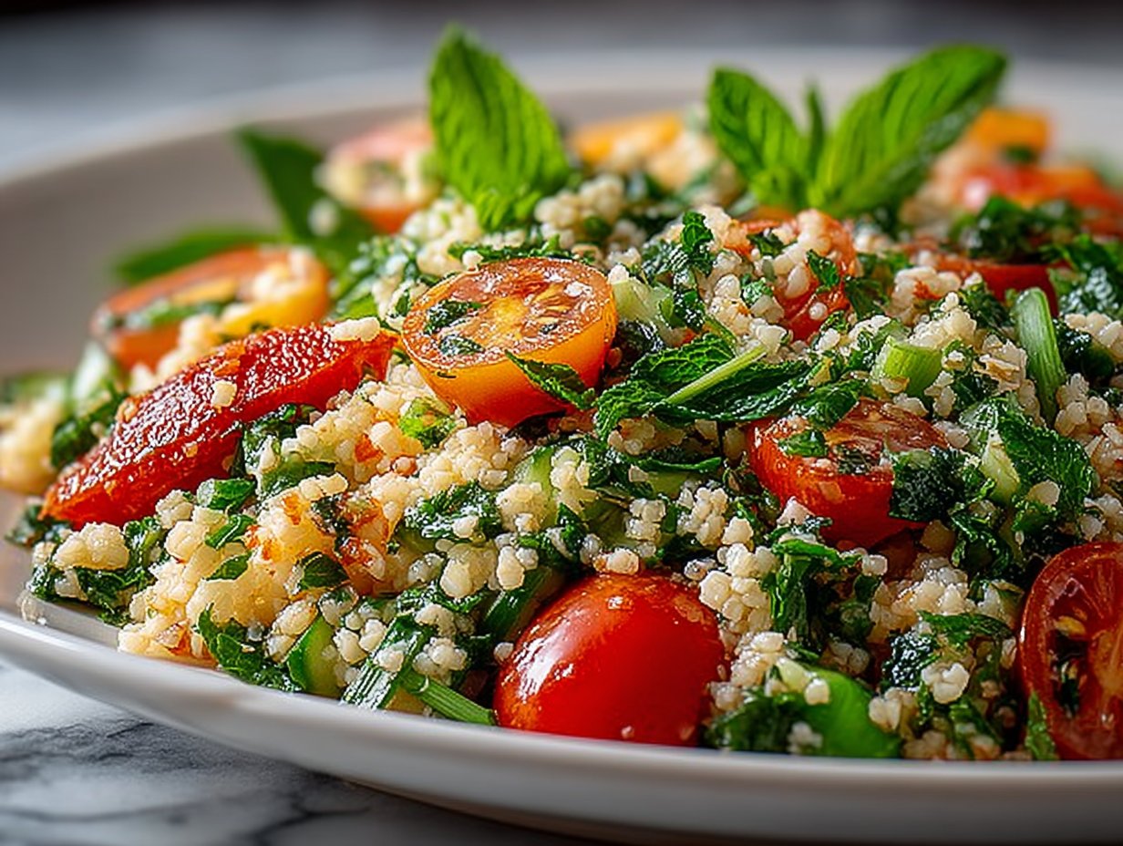 Bulgar Wheat Salad with Fresh Herbs
