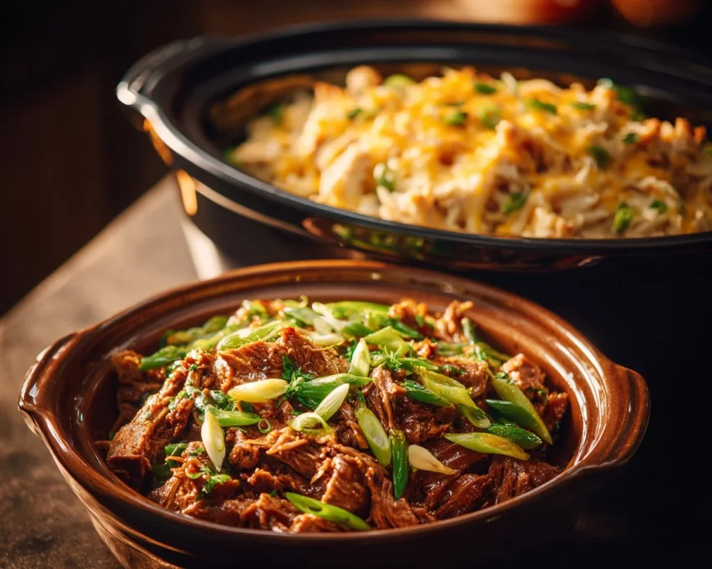 Simple and easy-to-prepare Crockpot dinners for busy weeknights.