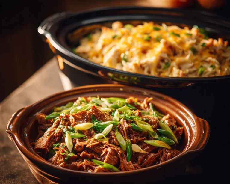 Simple and easy-to-prepare Crockpot dinners for busy weeknights.