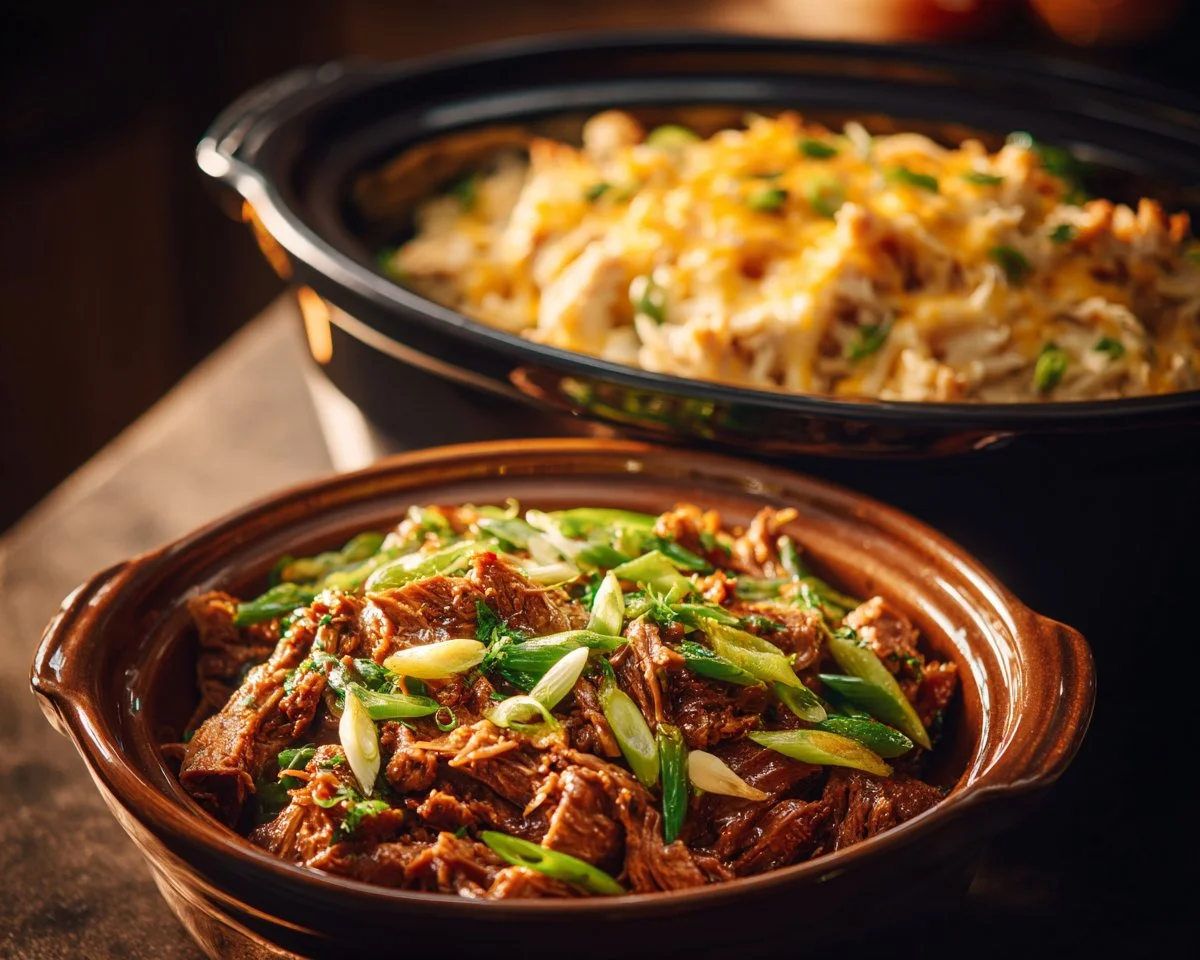 Simple and easy-to-prepare Crockpot dinners for busy weeknights.