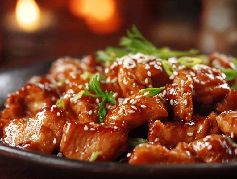 Slow Cooker Teriyaki Chicken served with rice and vegetables