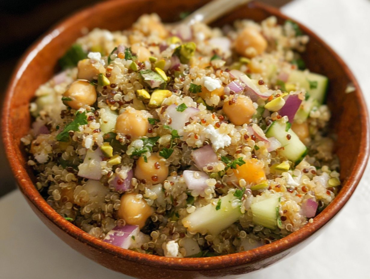 Jennifer Aniston Quinoa Salad (Famous Viral Recipe!)