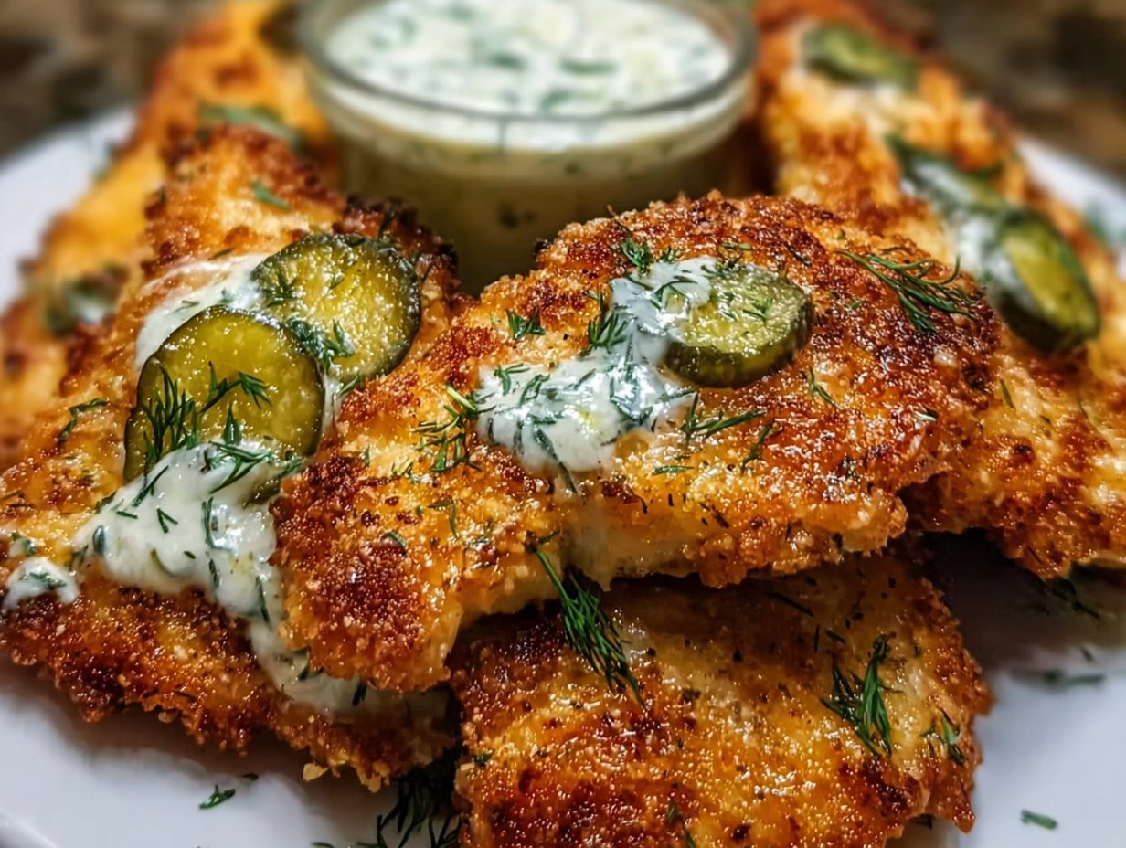 Crispy Dill Pickle Parmesan Chicken: Your New Family Favorite