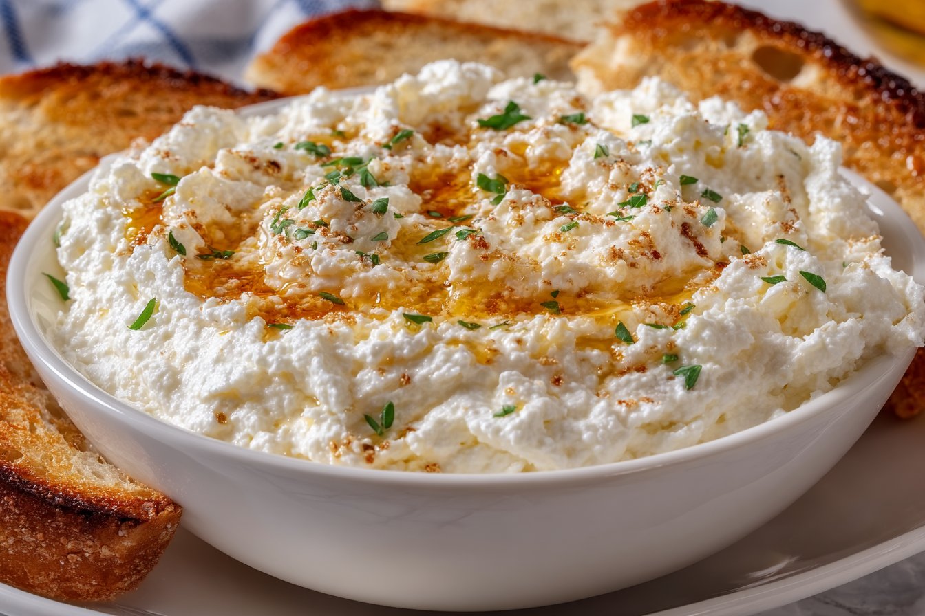 Ricotta Dip with Hot Honey