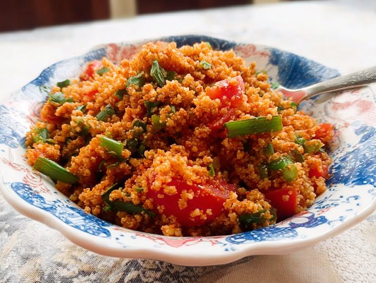 Kisir (Spicy Turkish Bulgur Wheat Salad)