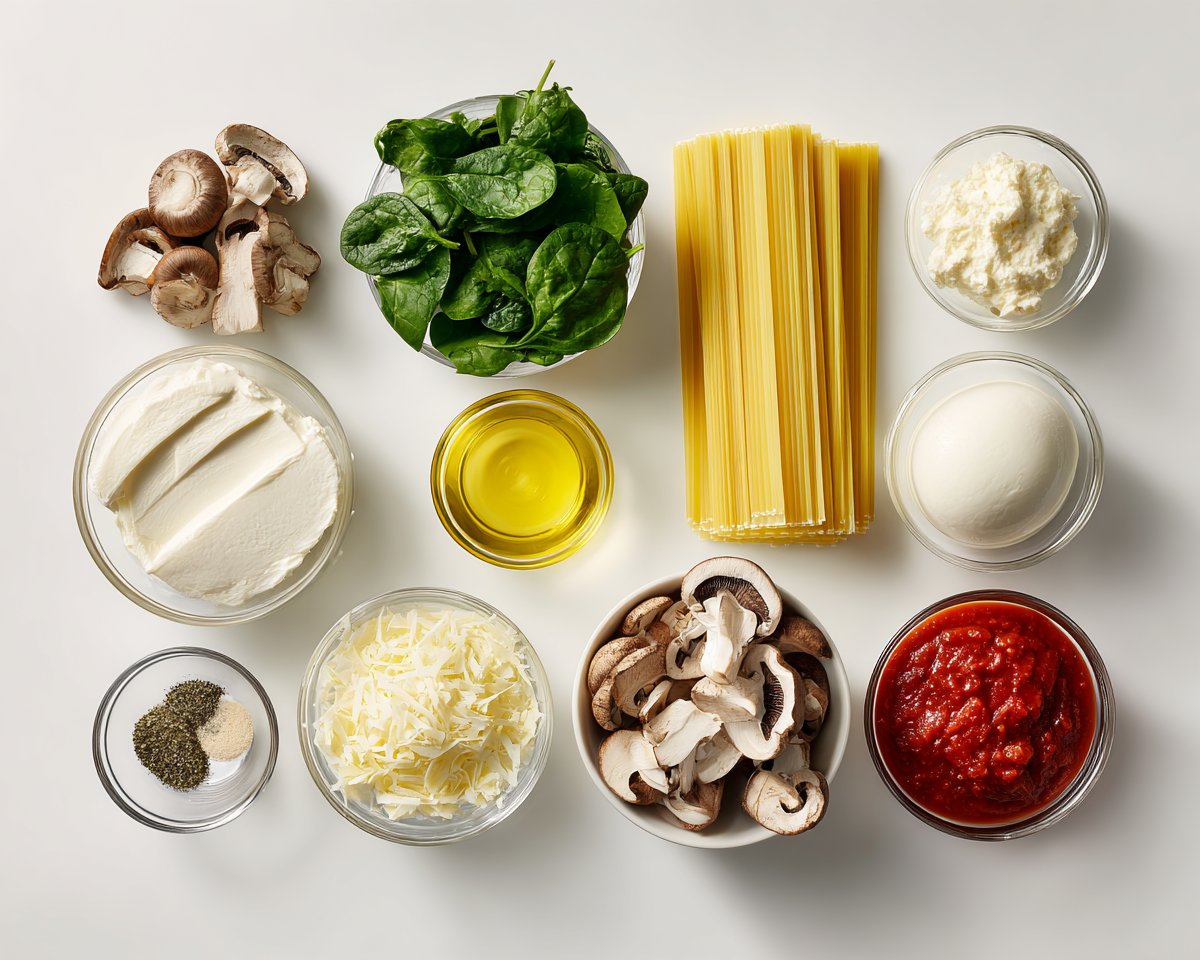 Spinach & Mushroom Lasagna