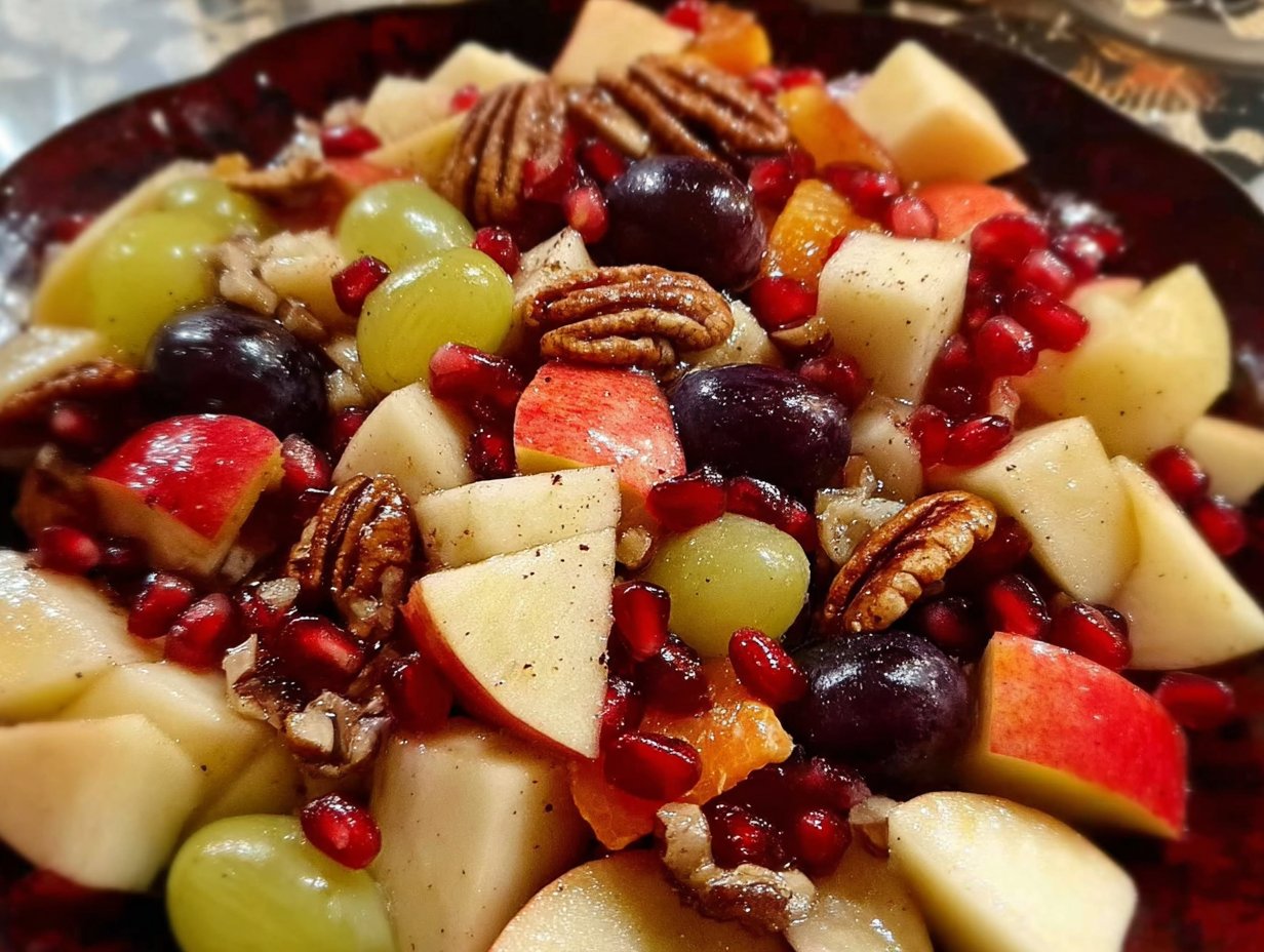 Delightful Fall Fruit Salad Bursting with Autumn Flavors