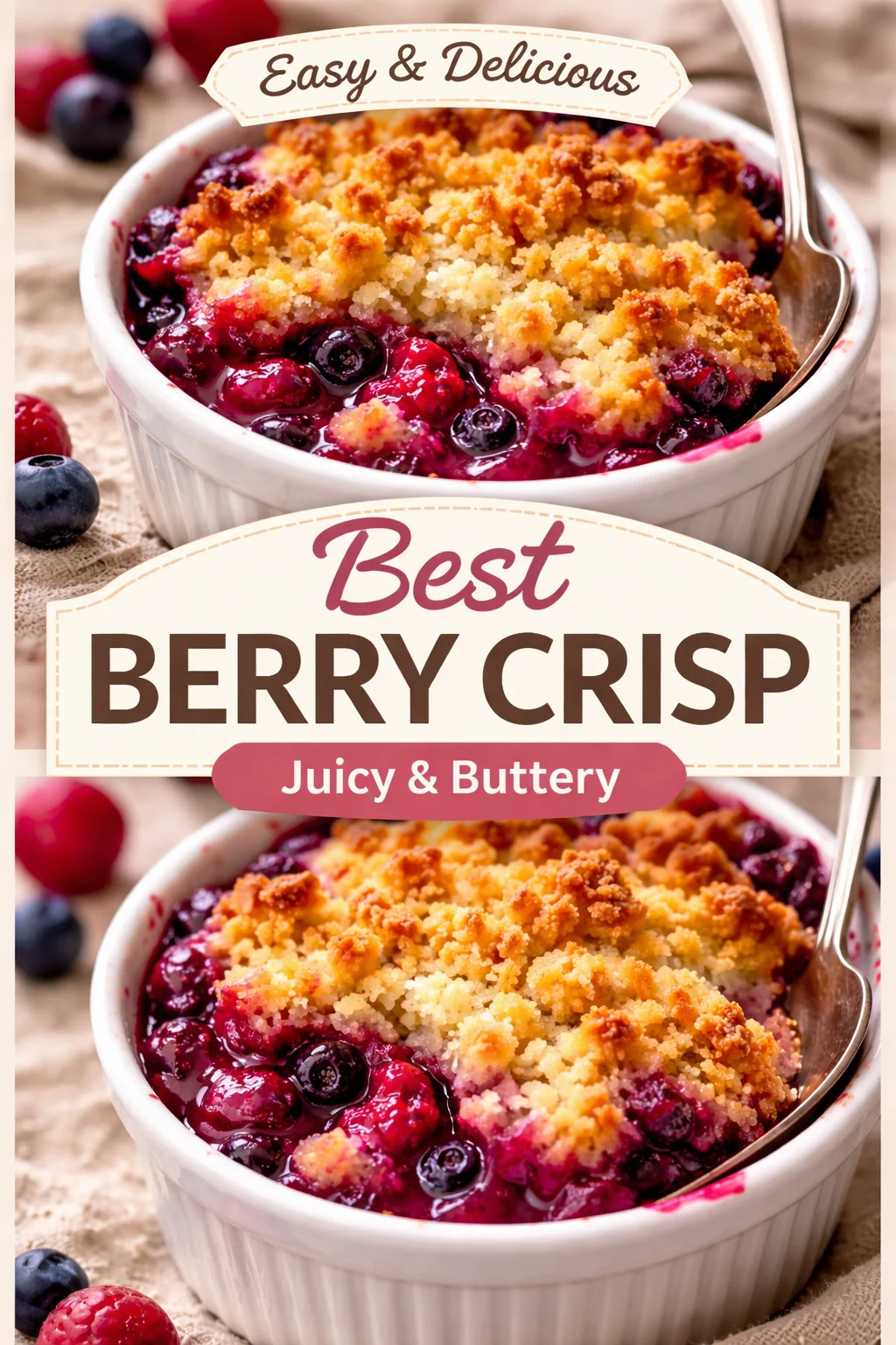 Berry Cobbler Recipe…Make it for one, two or twenty….