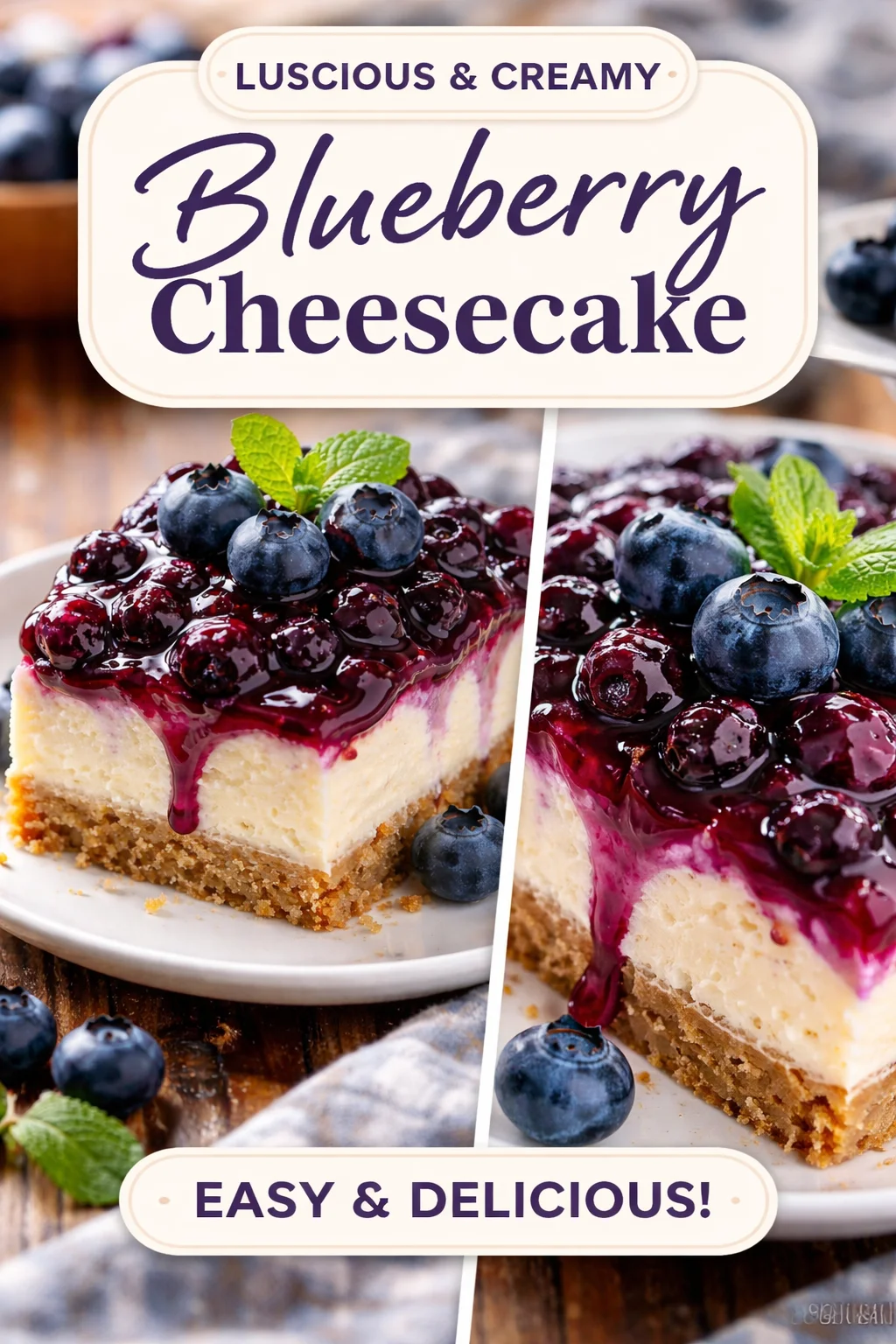 Blueberry Delight Dessert