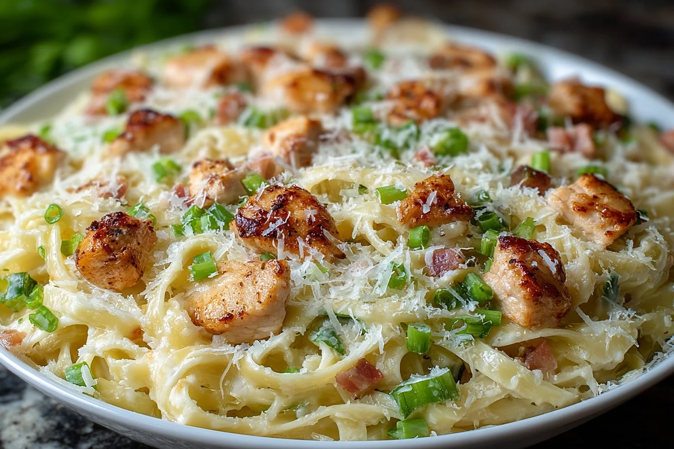 Buffalo Chicken Alfredo Pasta