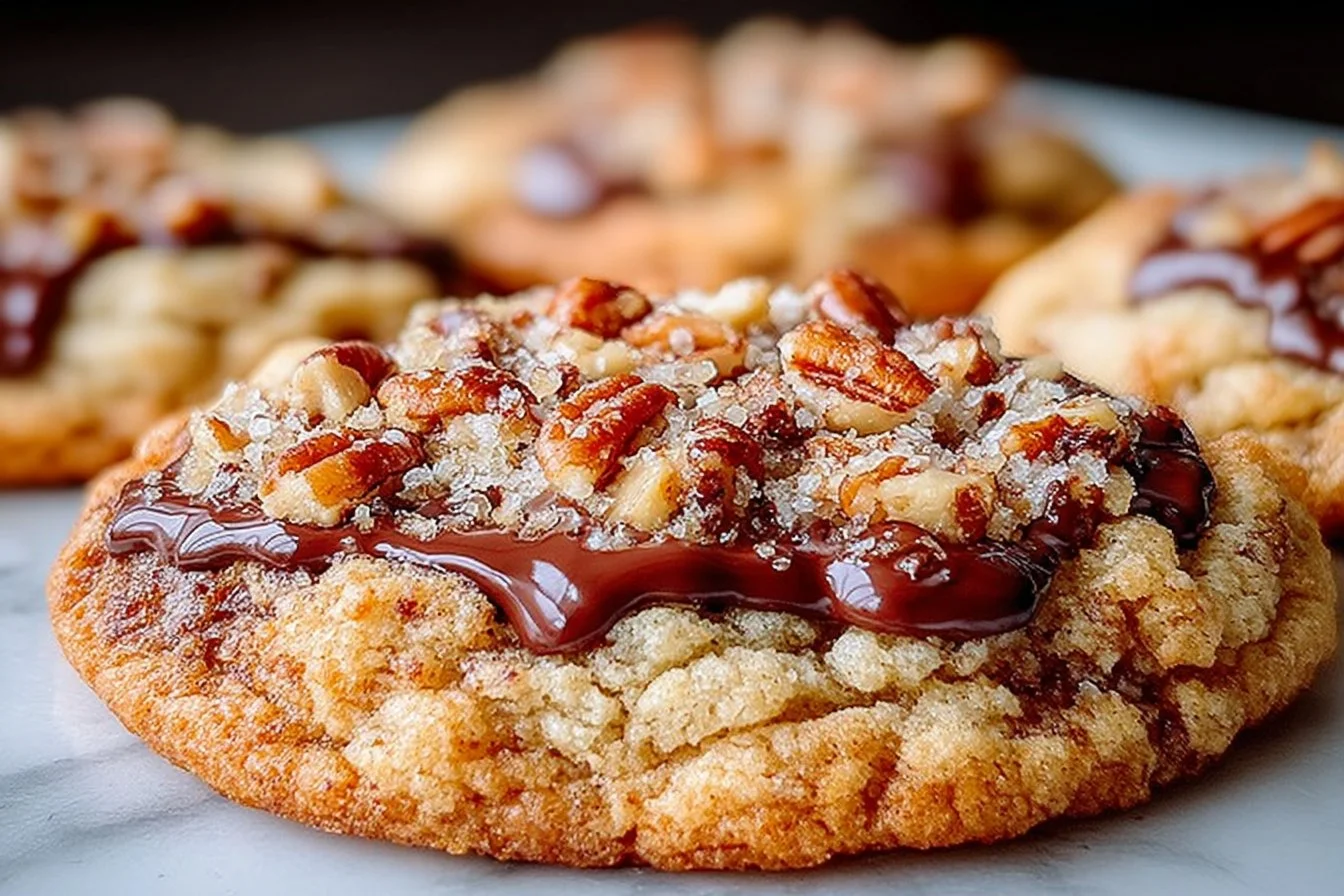 Butterscotch Crunch Cookies displayed on a plate, ready to be enjoyed.