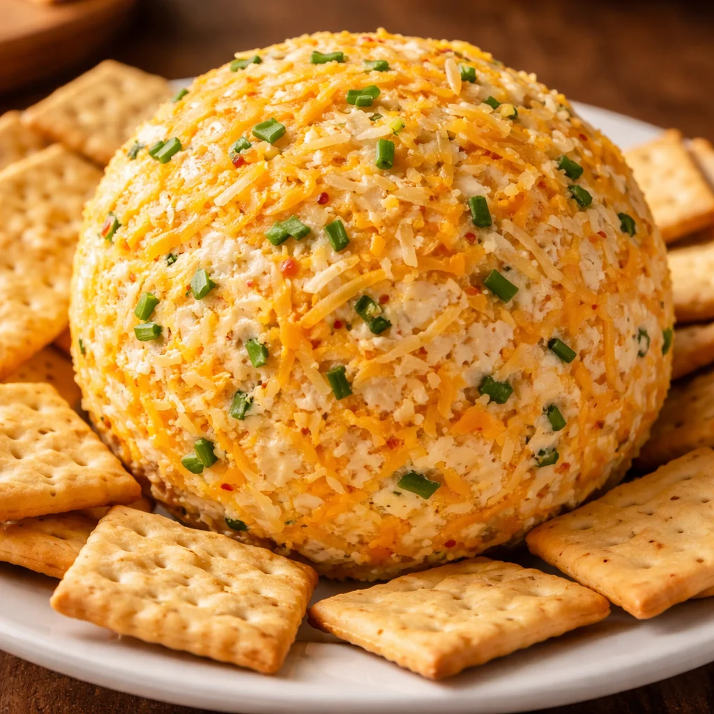 Cheddar Cheese Horseradish Cheese Ball