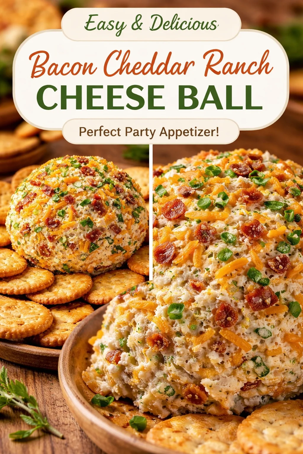 Cheddar Ranch Cheeseball