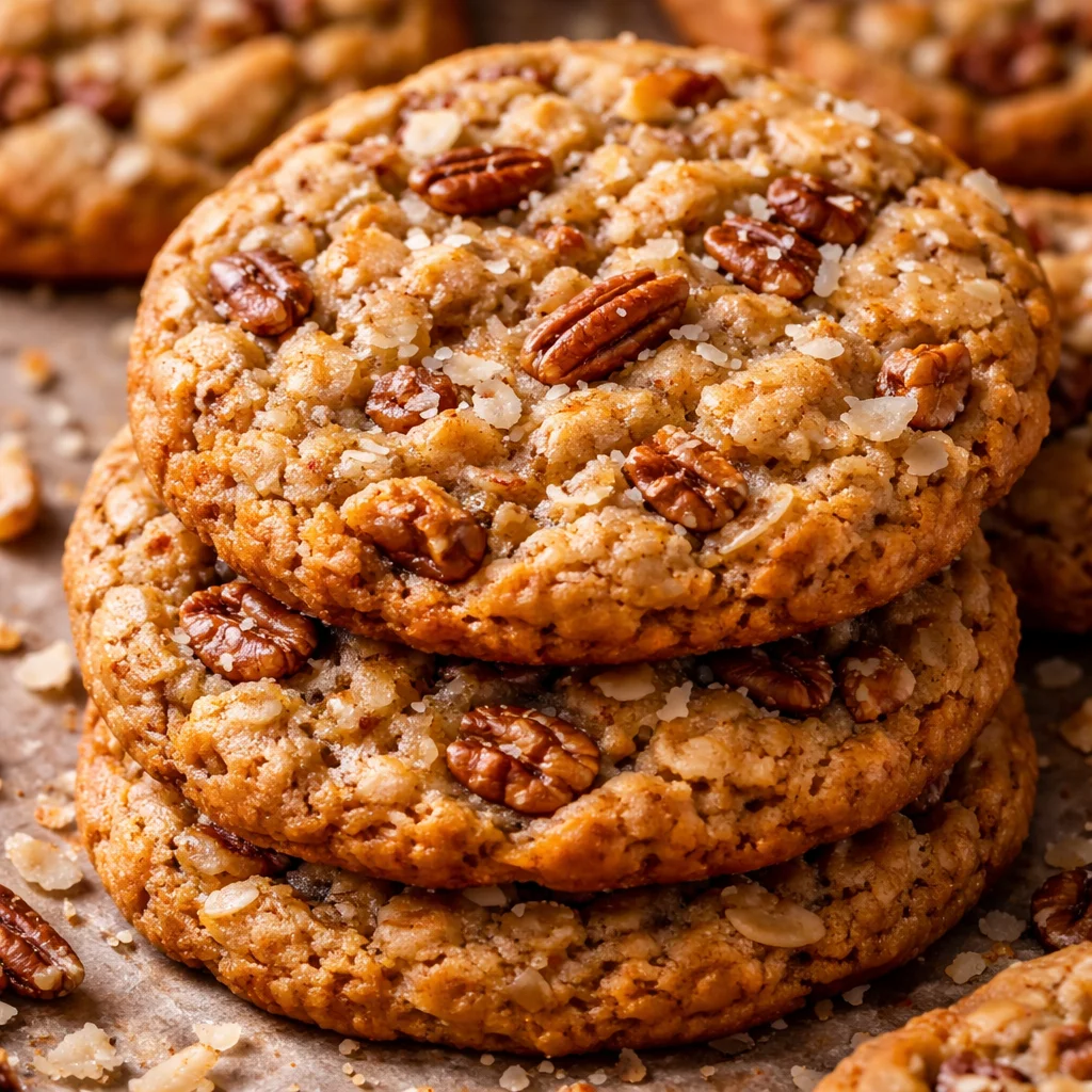 Chewy Coconut Oatmeal Cookies