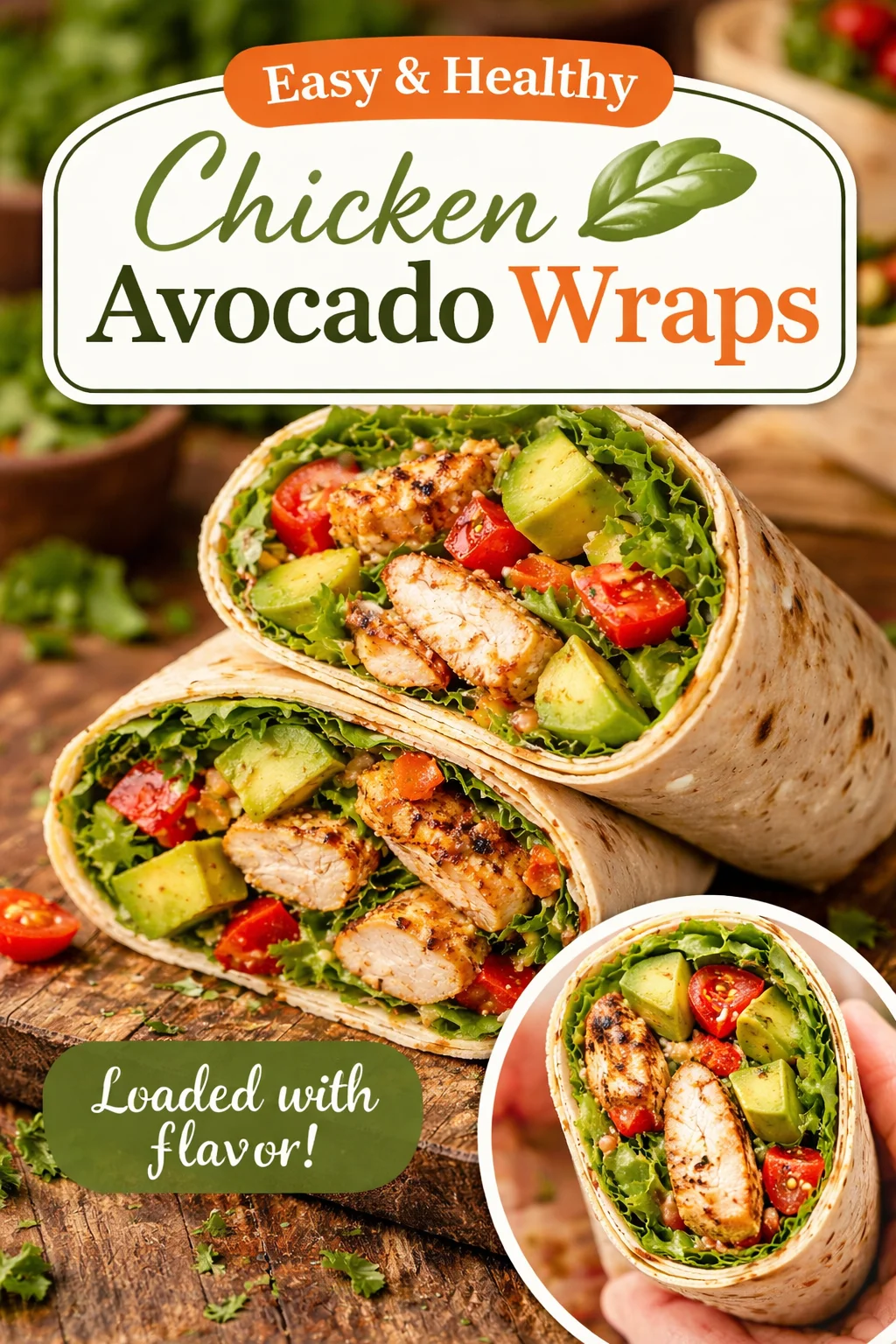 Chicken Avocado Wraps