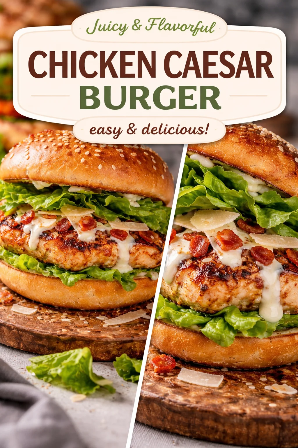 Chicken Caesar Burger