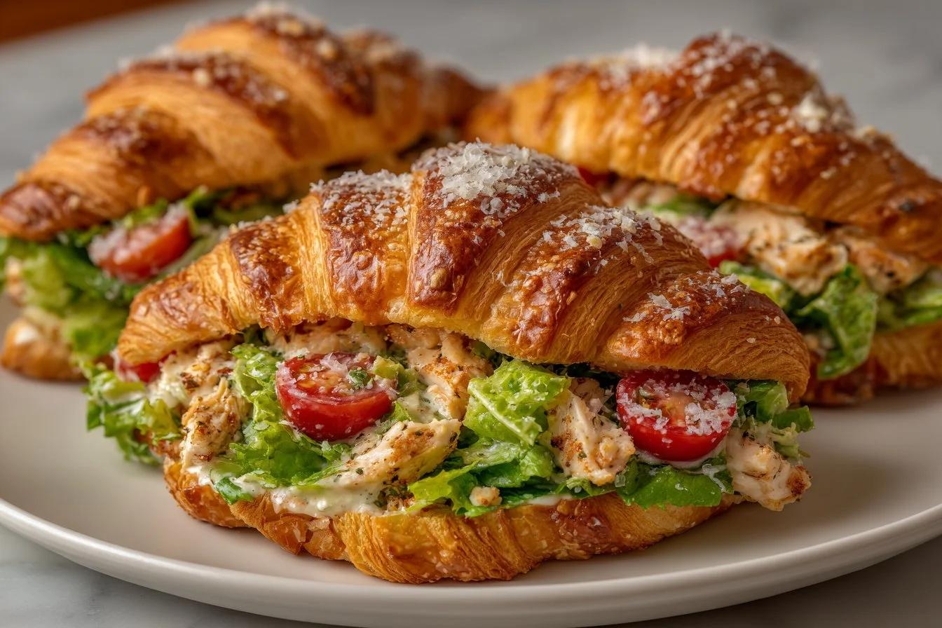 Chicken Caesar Croissant Sandwich