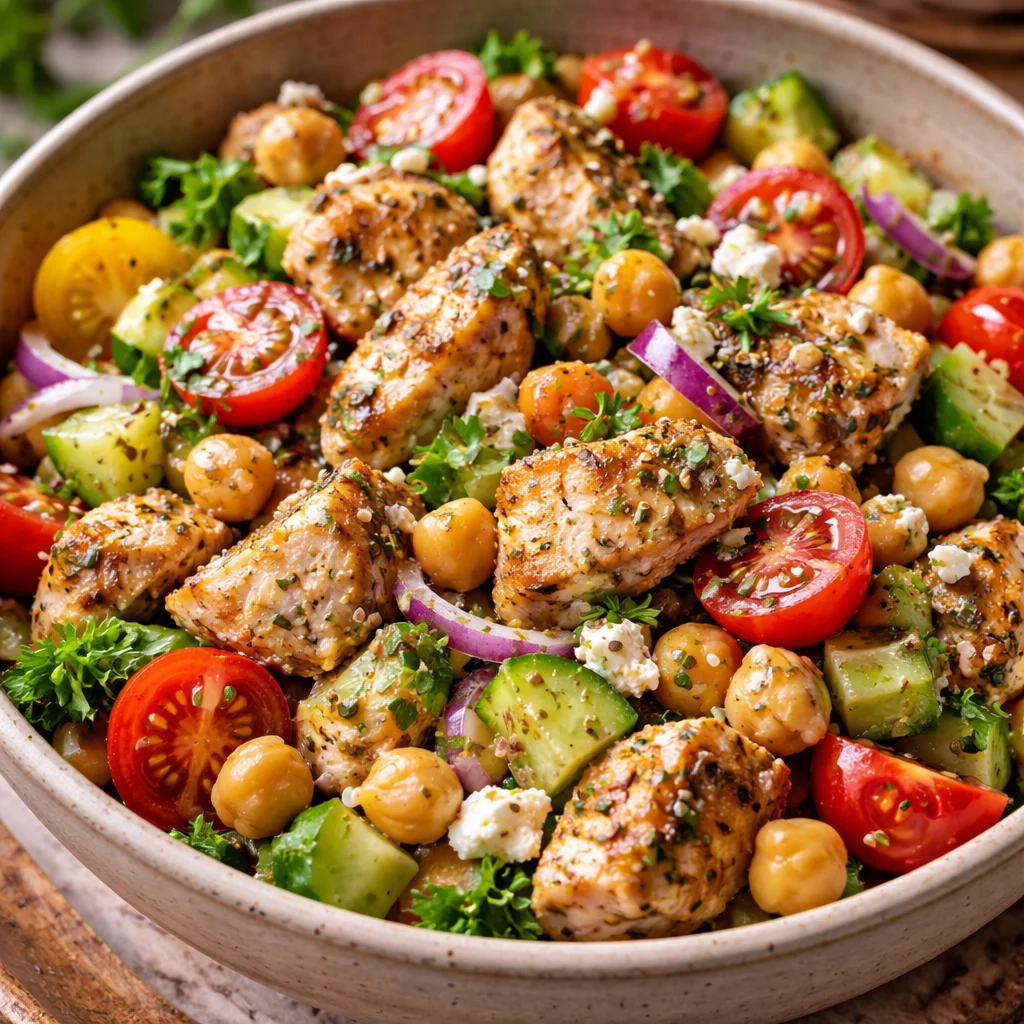 Chicken & Chickpea Salad