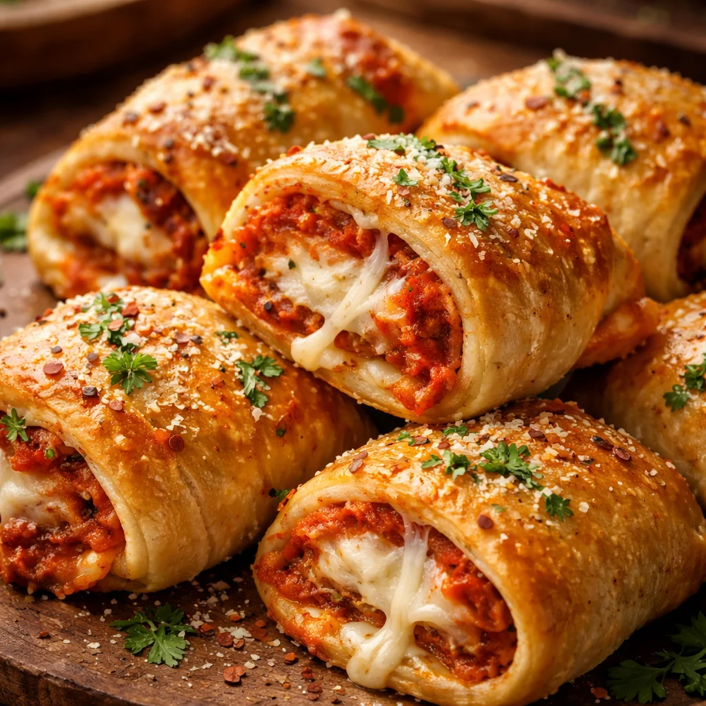 Chicken Parmesan Crescent Rolls
