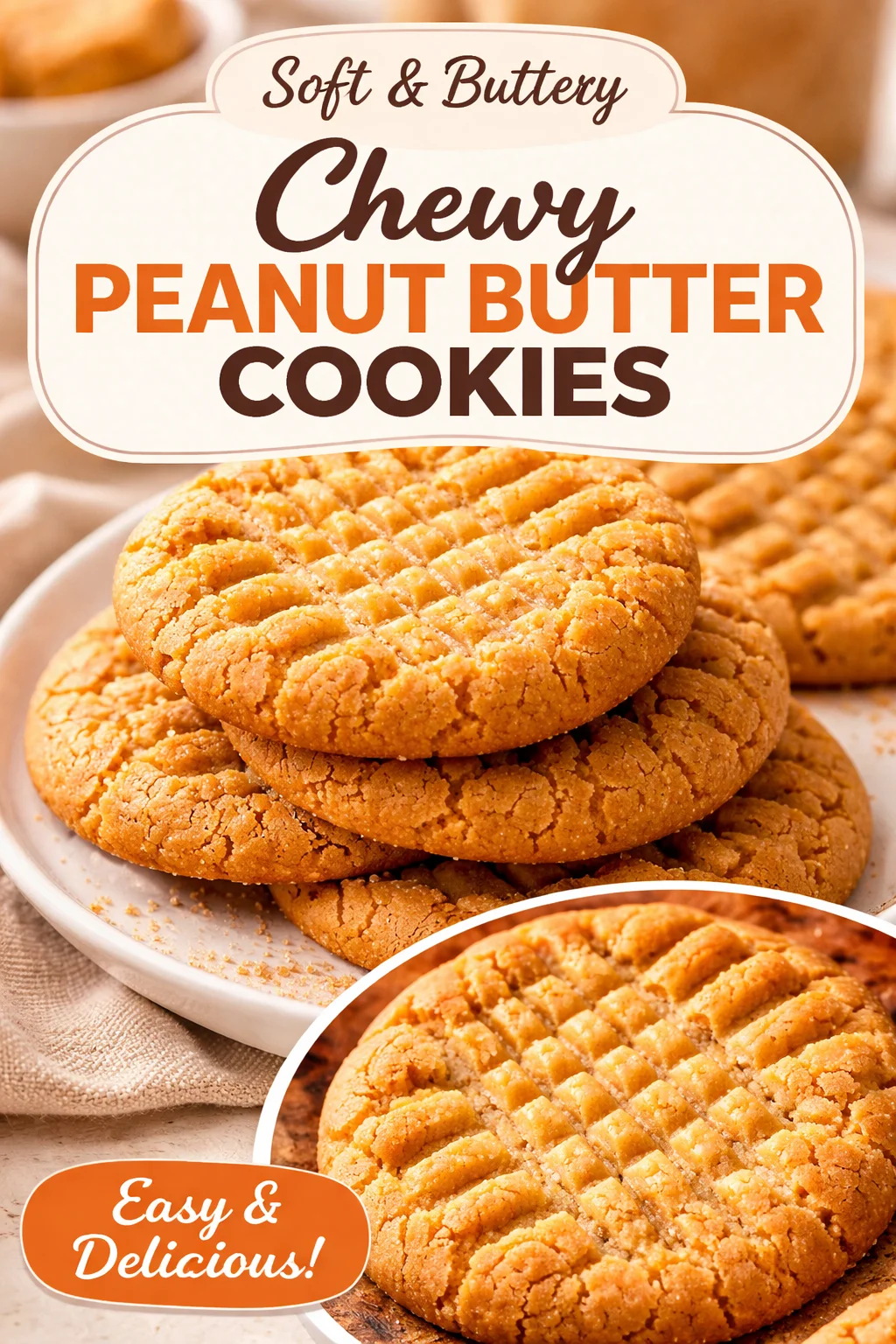 Classic Peanut Butter Cookies