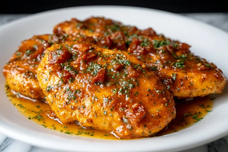 Delicious Cowboy Butter Chicken served with rice and herbs