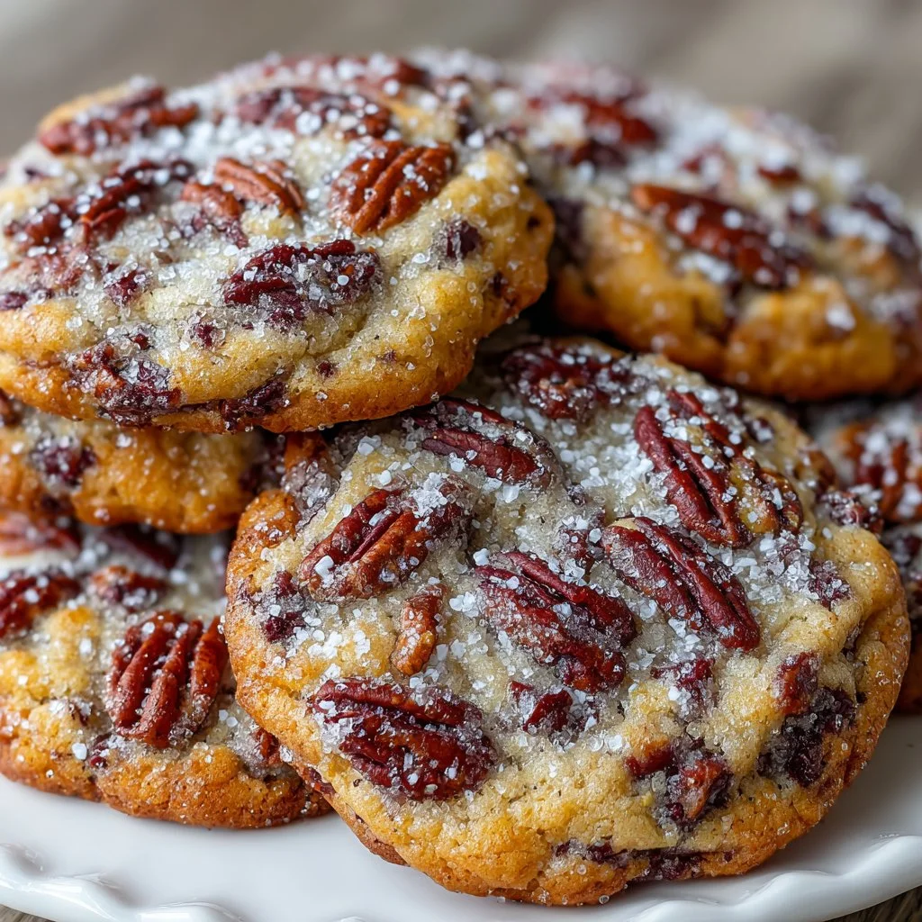 Delicious cream cheese pecan cookies with a soft texture and nutty flavor