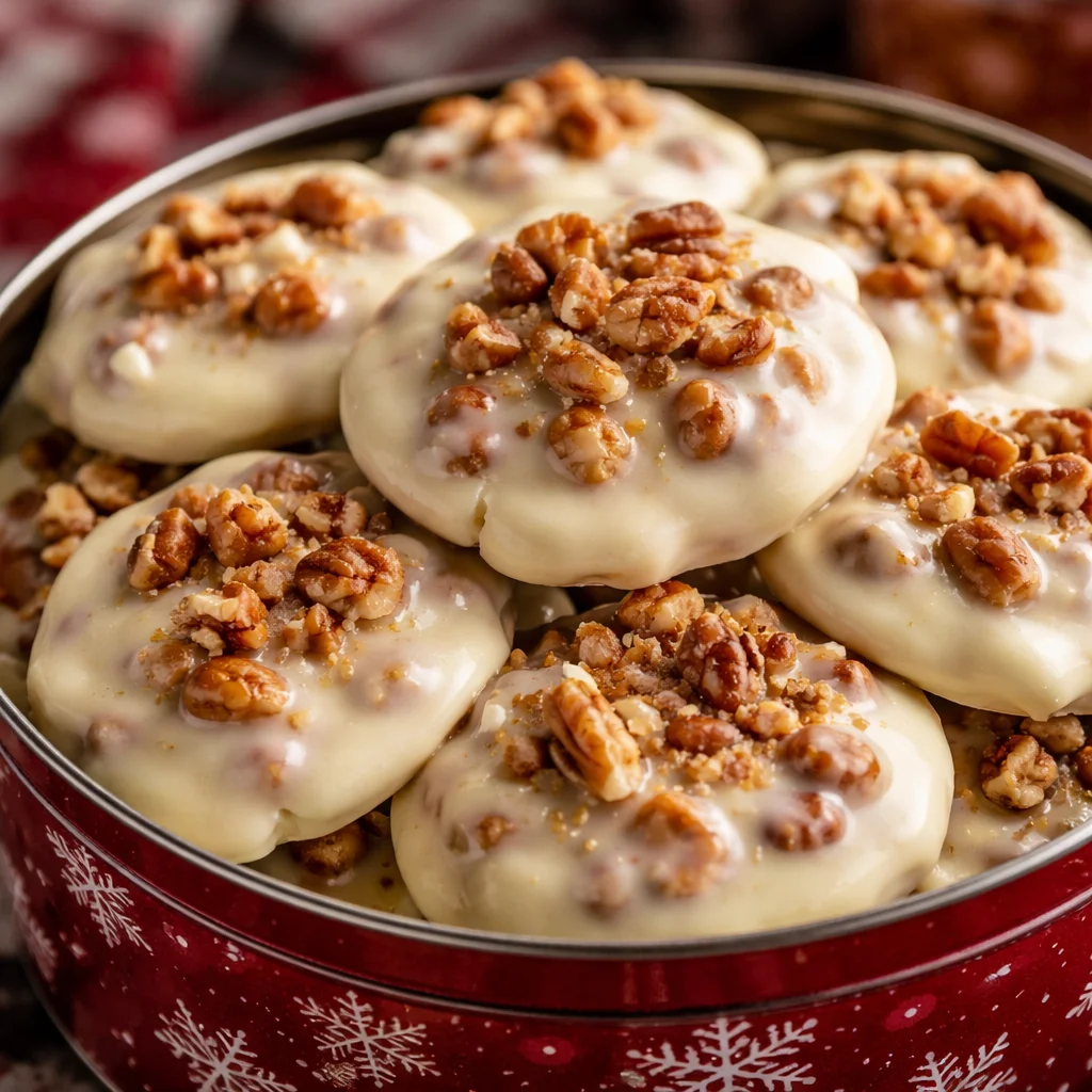 Creamy Vanilla Pecan Pralines