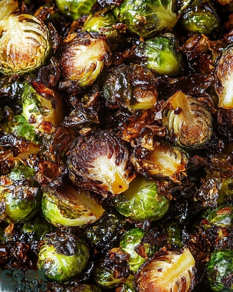 Crispy Honey Balsamic Brussels Sprouts