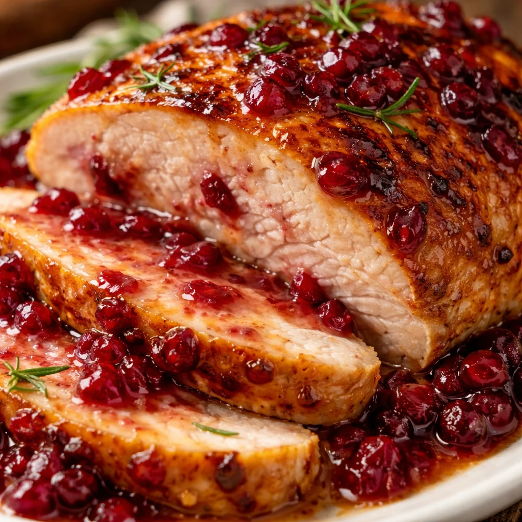 Crock Pot Turkey Breast with Cranberry Gravy