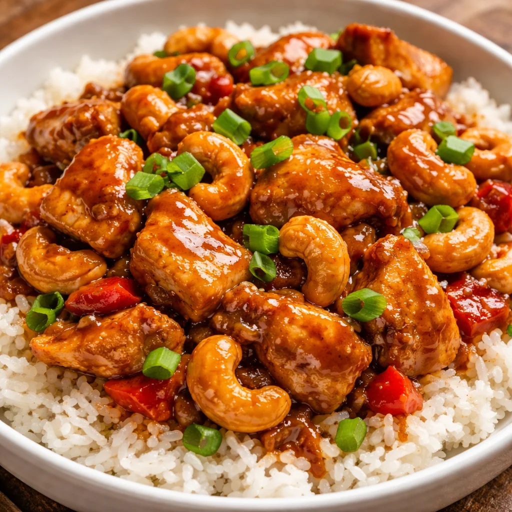 Crockpot Cashew Chicken
