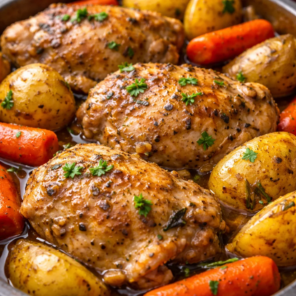 Crockpot Chicken and Potatoes