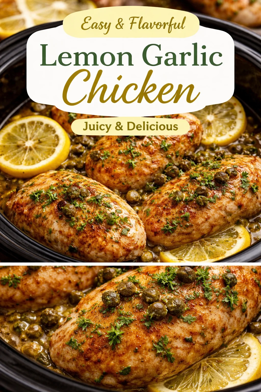 Crockpot Chicken Piccata