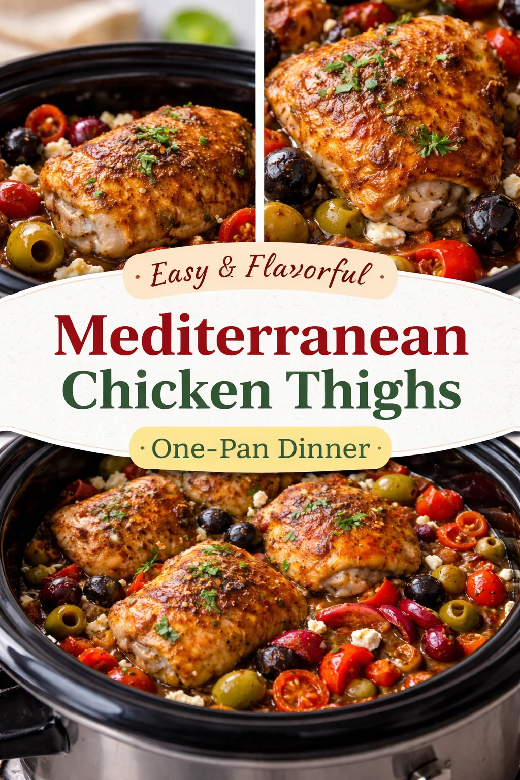 Crockpot Greek Chicken