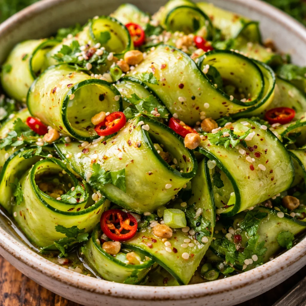 Cucumber Ribbon Salad