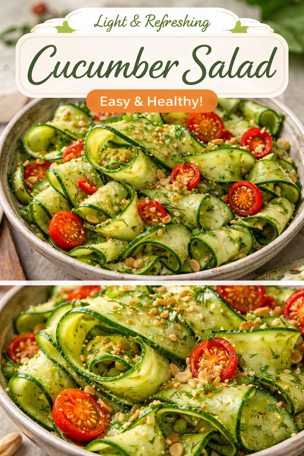 Cucumber Ribbon Salad