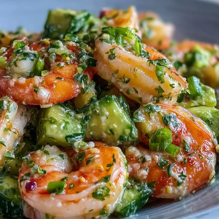 Fresh Cucumber Shrimp Salad with vibrant ingredients and flavors