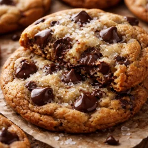 Dairy free chocolate chip cookies on a cooling rack