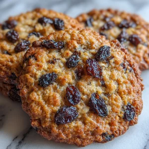 Delicious dairy free oatmeal raisin cookies fresh out of the oven