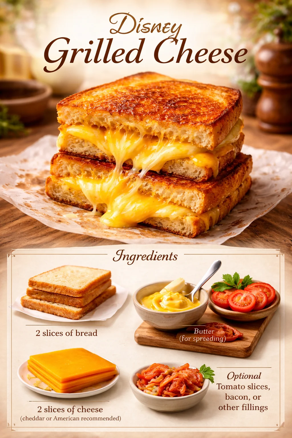 Disney Grilled Cheese