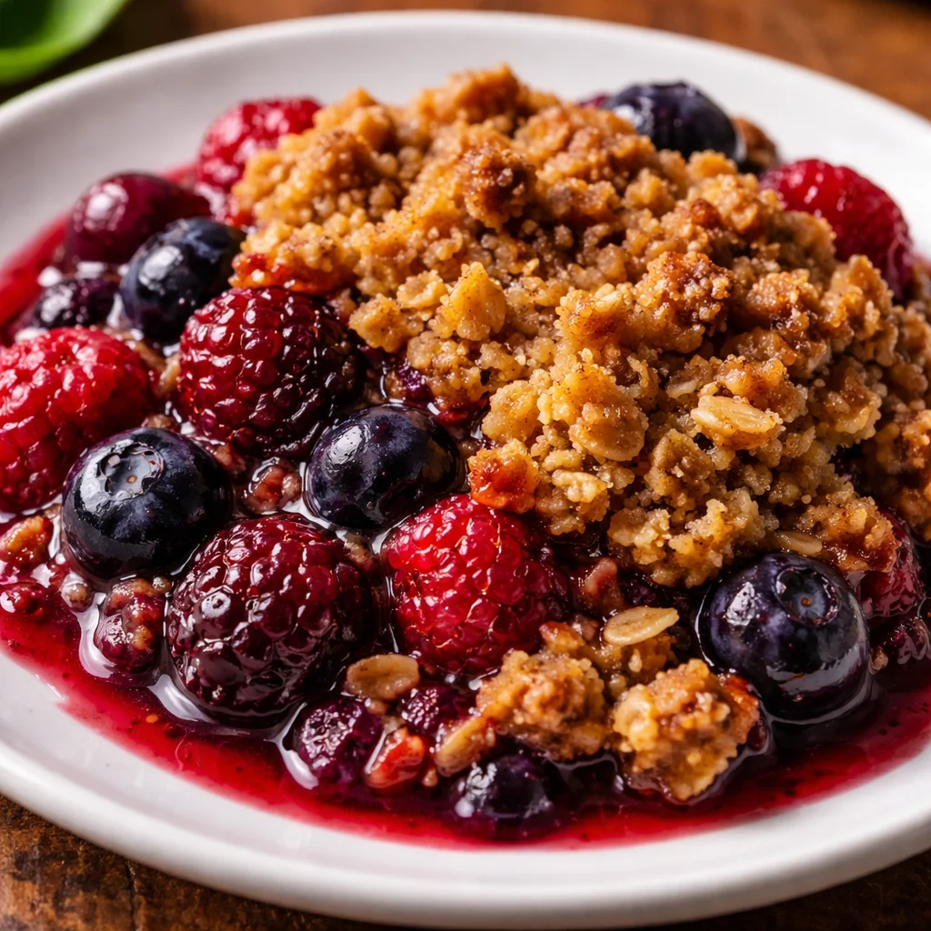 Easy Berry Crisp