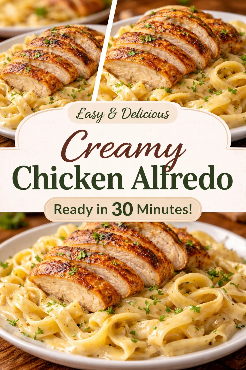 Easy Chicken Alfredo