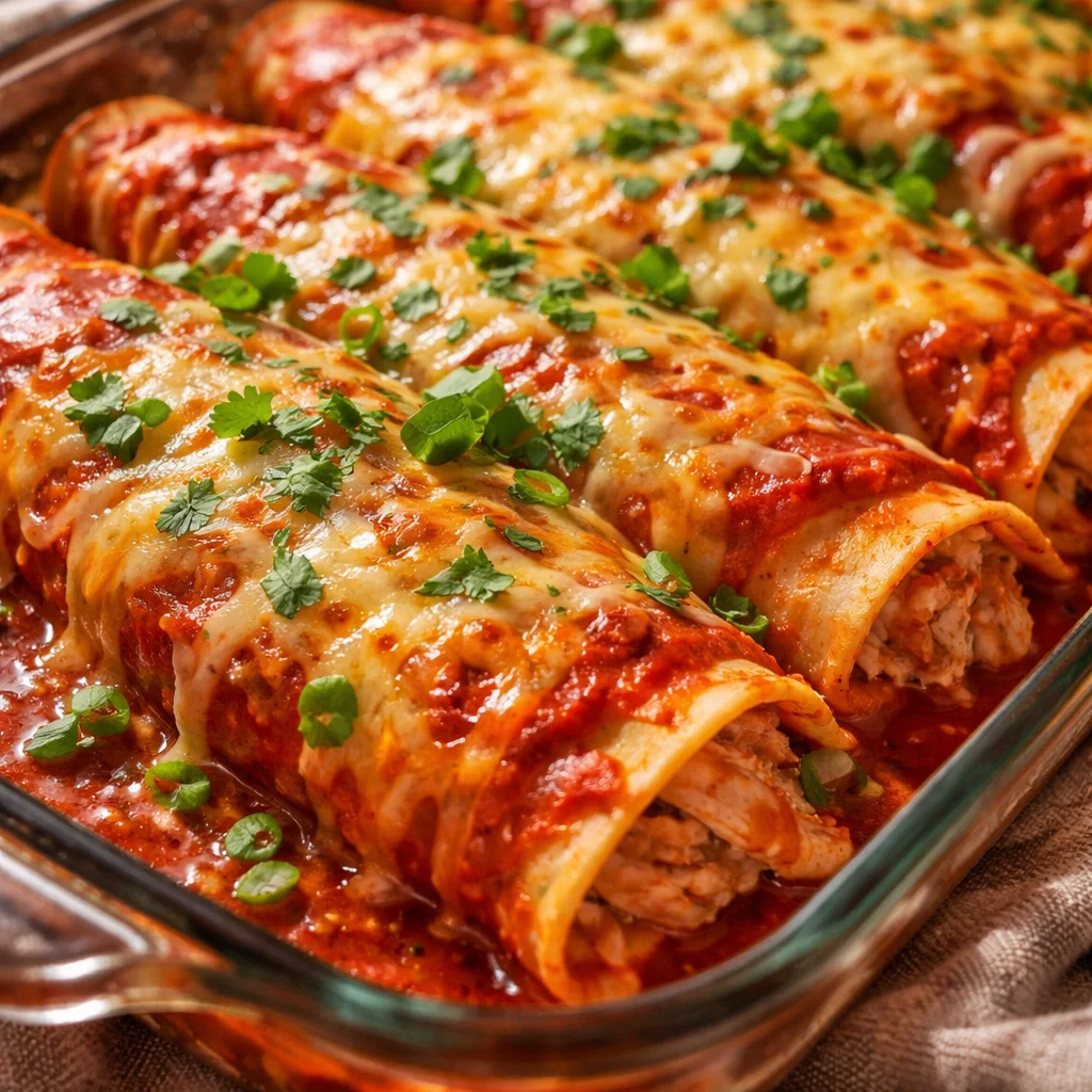 Easy Chicken Sour Cream Enchiladas