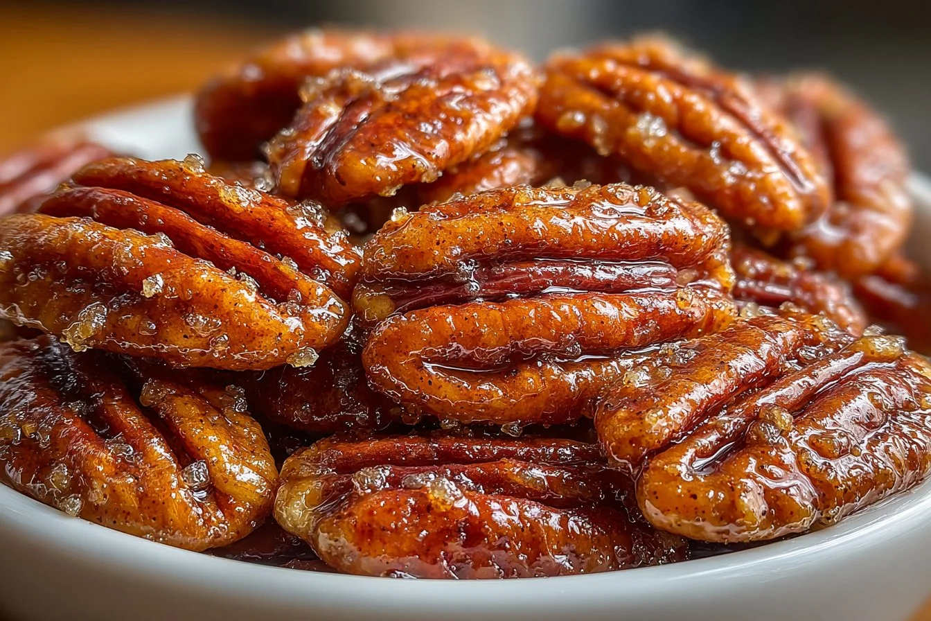 Easy Cinnamon Sugar Pecans