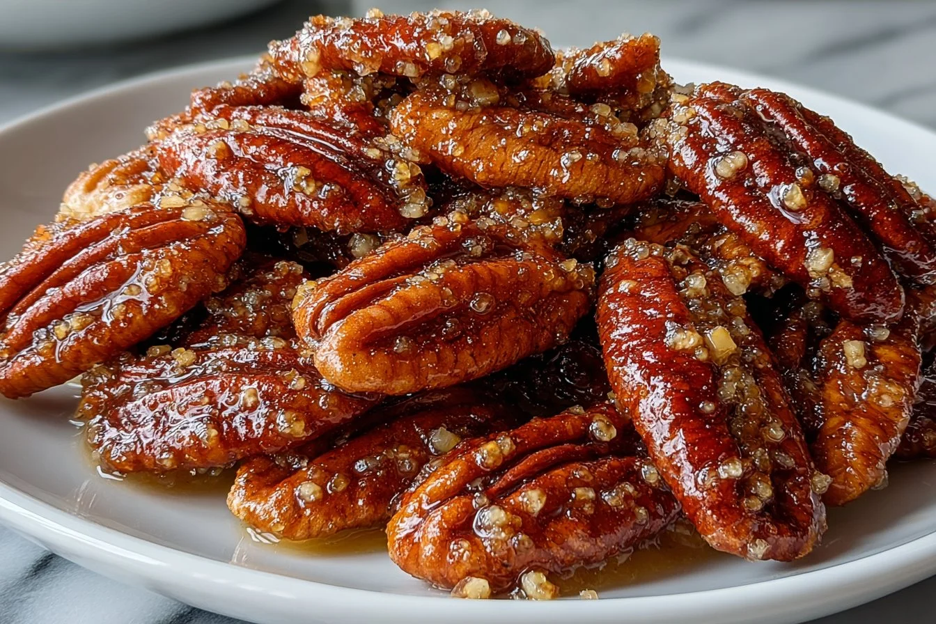 Easy Cinnamon Sugar Pecans