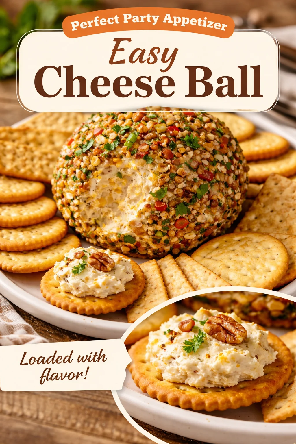 Easy Classic Cheese Ball Recipe