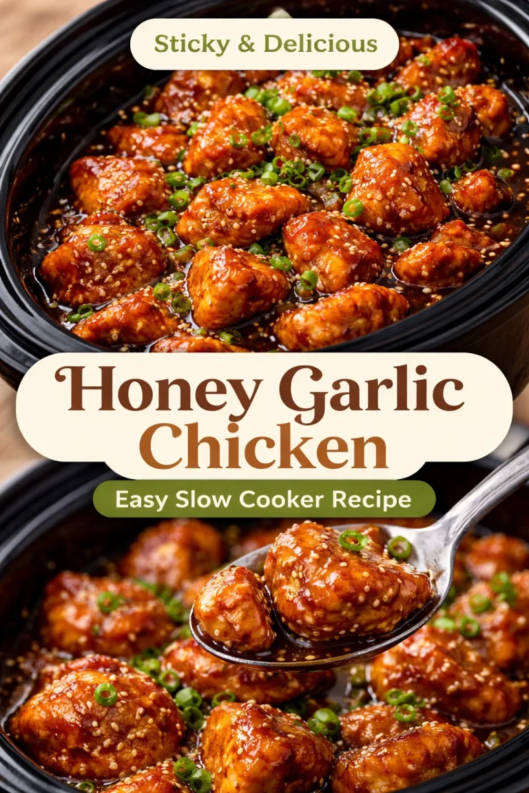 Easy Crockpot General Tso's Chicken served in a bowl