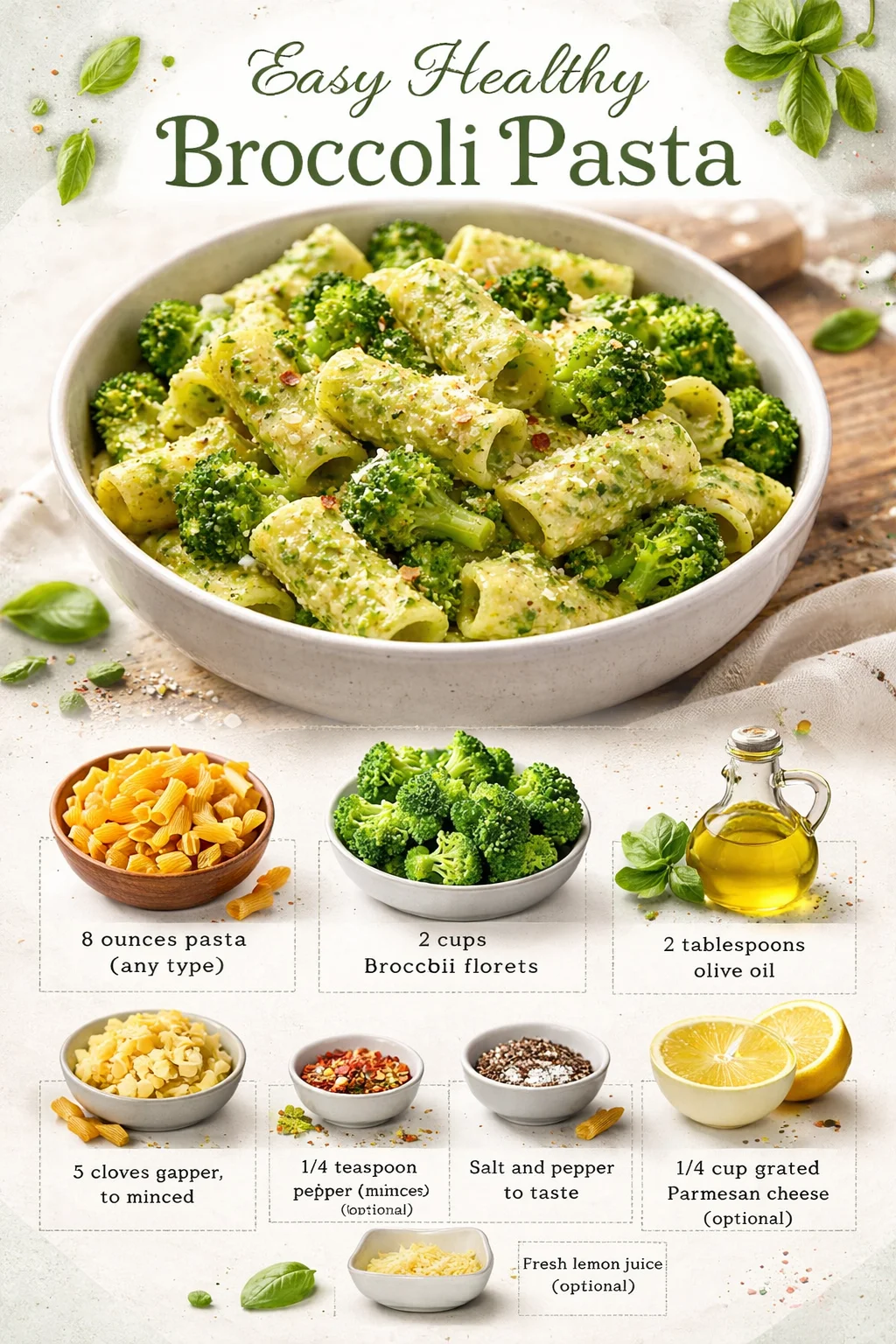Easy Healthy Broccoli Pasta